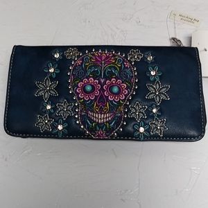 Biker sugar scull wallet